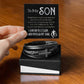 To My Son - Blessed Cross Bracelet