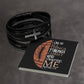 I Can Do All Things  Cross Bracelet with Message Card and Gift Box