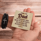 Thank You Dad - Proverbs 20:7 - Cross Bracelet