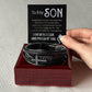 To My Son - Blessed Cross Bracelet