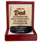Thank You Dad - Proverbs 20:7 - Cross Bracelet