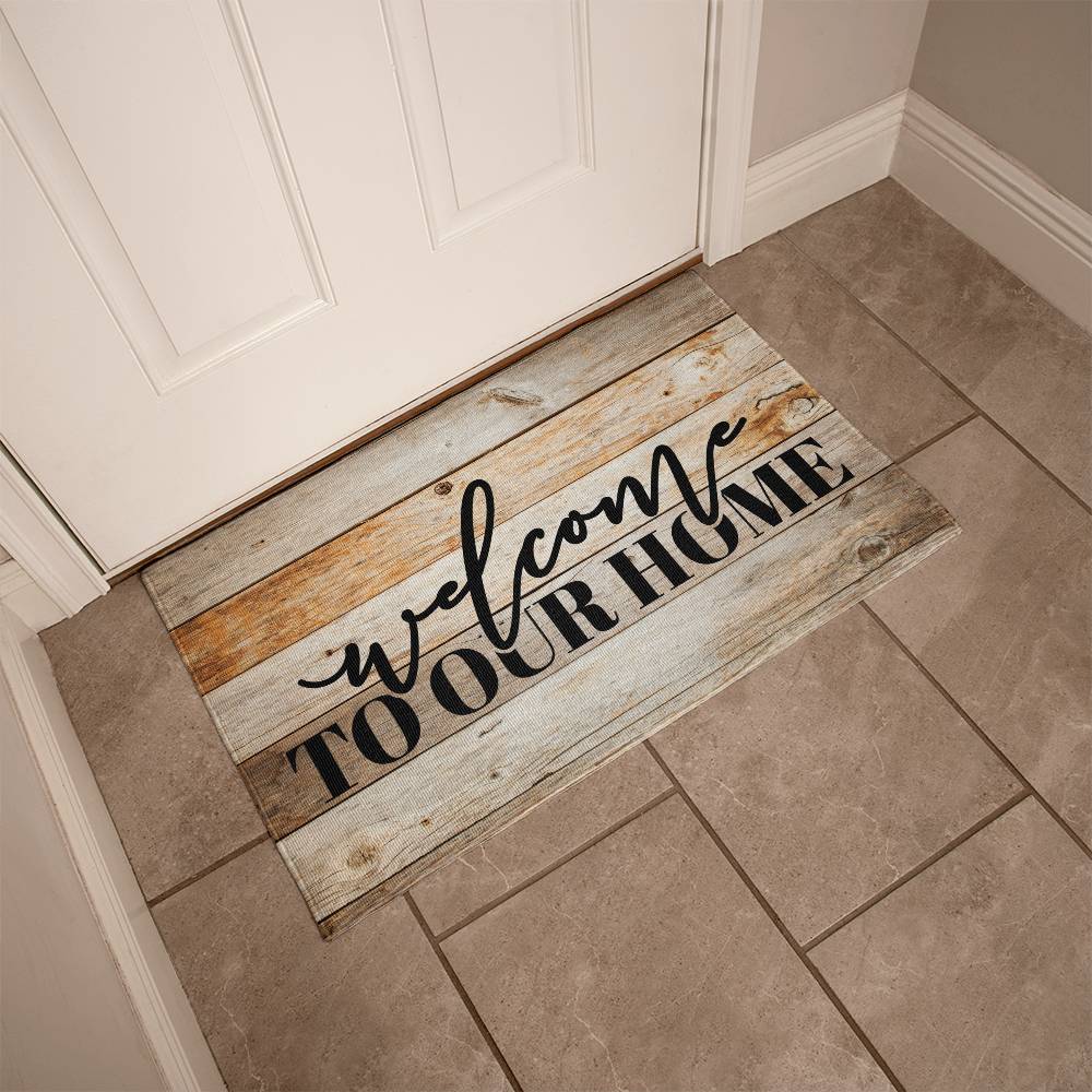 Door Mat - Welcome to our home