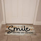 Door Mat Funny - Smile you're on camera