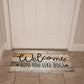 Door Mat Funny - Welcome hope you like dogs