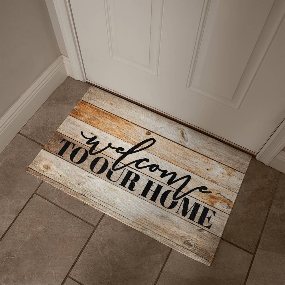 Door Mat - Welcome to our home