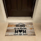 Door Mat - Home is where Mom is