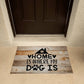 Door Mat | Home is where my dog is