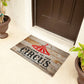 Door Mat Funny - Welcome to the circus wild kids and animals inside