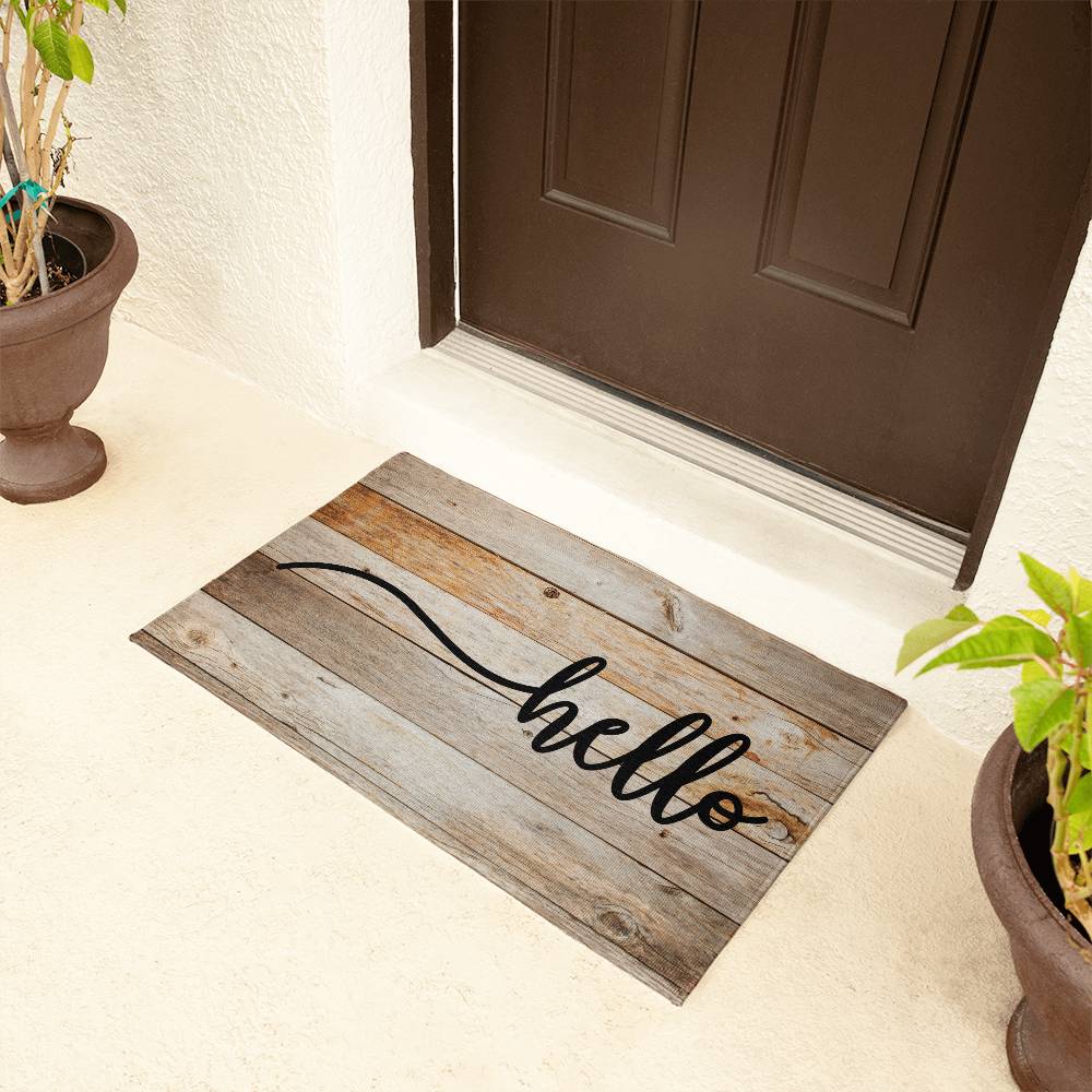 Door Mat - hello