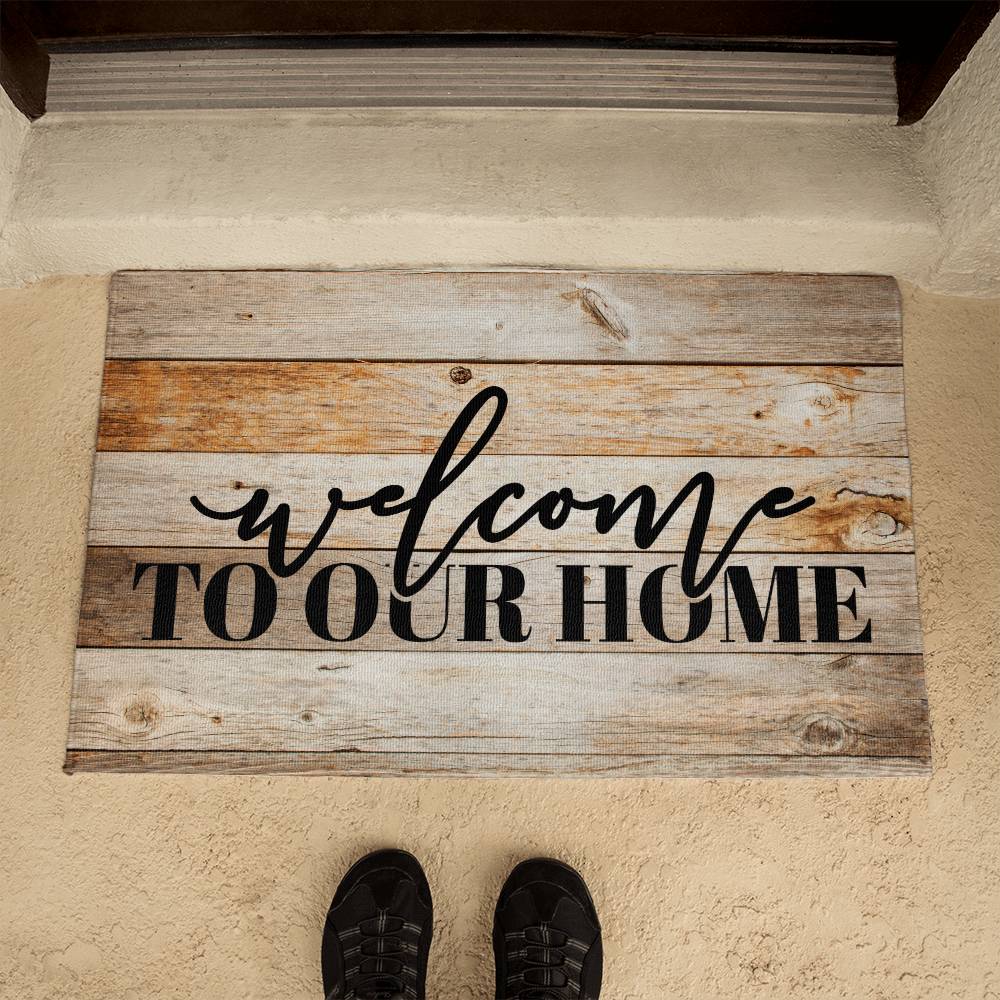Door Mat - Welcome to our home