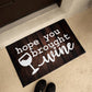 Welcome Mat - Hope You Brought Wine - Front Door Mat