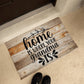 Door Mat | Home is where your Grandma is