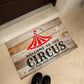 Door Mat Funny - Welcome to the circus wild kids and animals inside