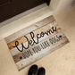 Door Mat Funny - Welcome hope you like dogs