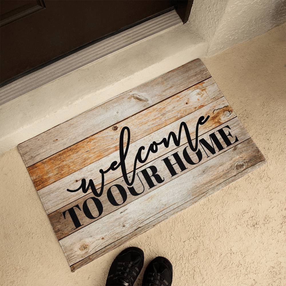 Door Mat - Welcome to our home