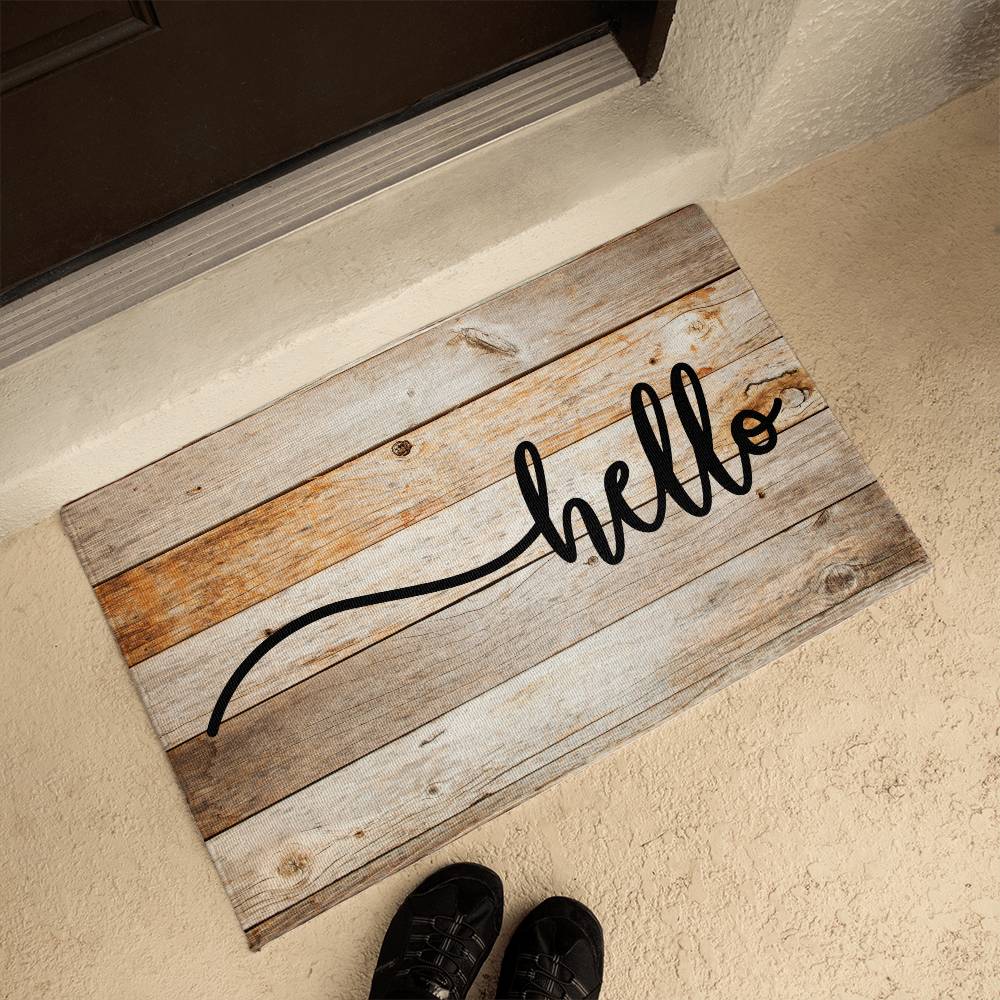 Door Mat - hello