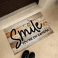 Door Mat Funny - Smile you're on camera