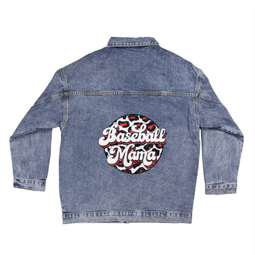 Baseball Mama - Denim Jacket