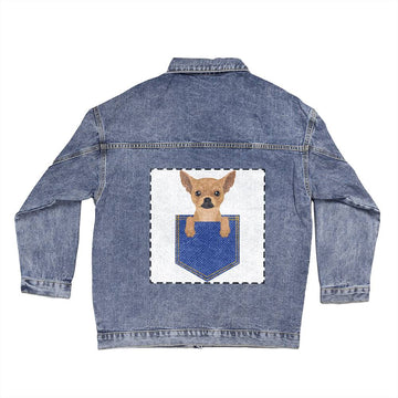 I Love Chihuahuas - Denim Jacket