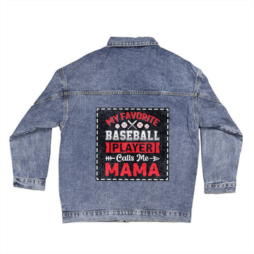 Baseball Mama - Denim Jacket