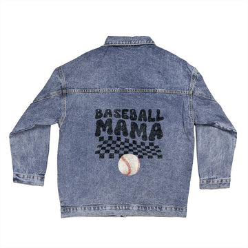 Baseball Mama - Denim Jacket