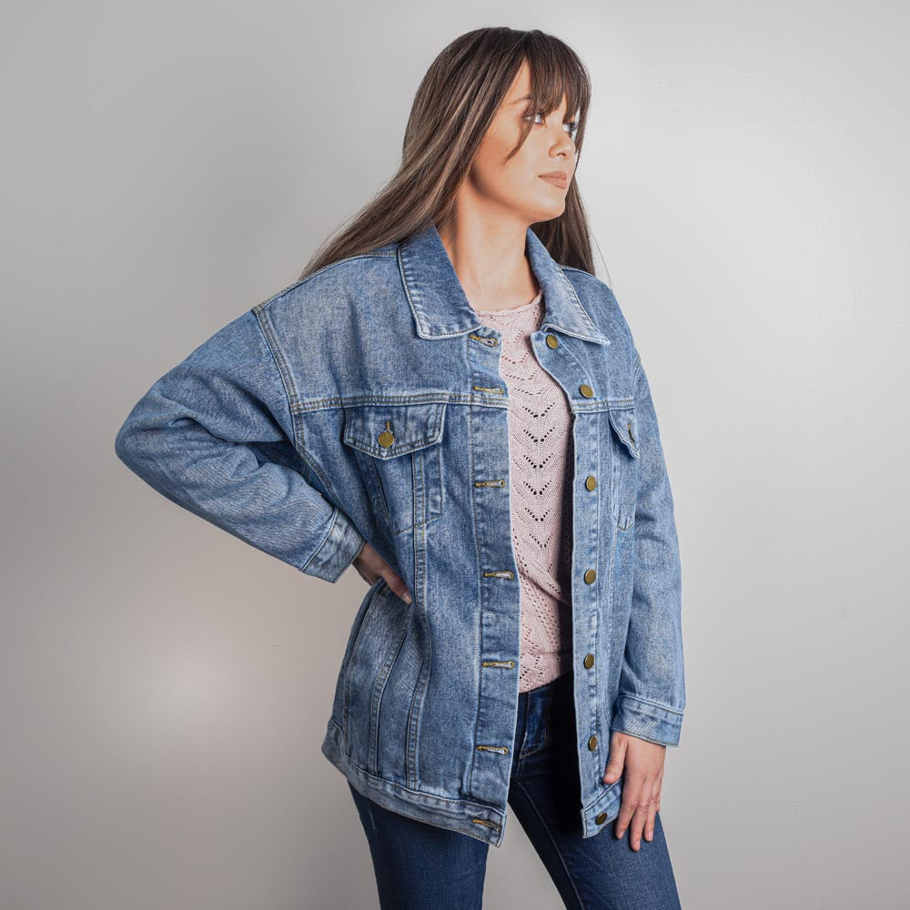 Baseball Mama - Stylish Denim Jacket