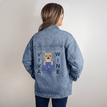 Viva Wine - Denim Jacket