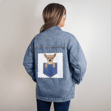 I Love Chihuahuas - Denim Jacket