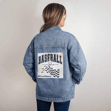 Baseball Mama - Denim Jacket