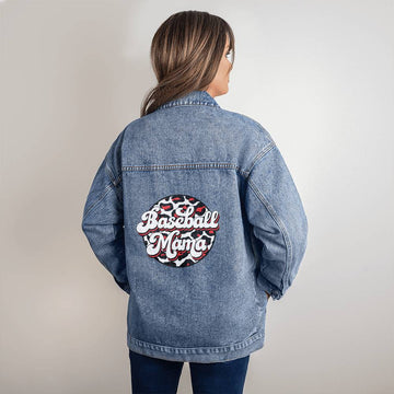 Baseball Mama - Denim Jacket