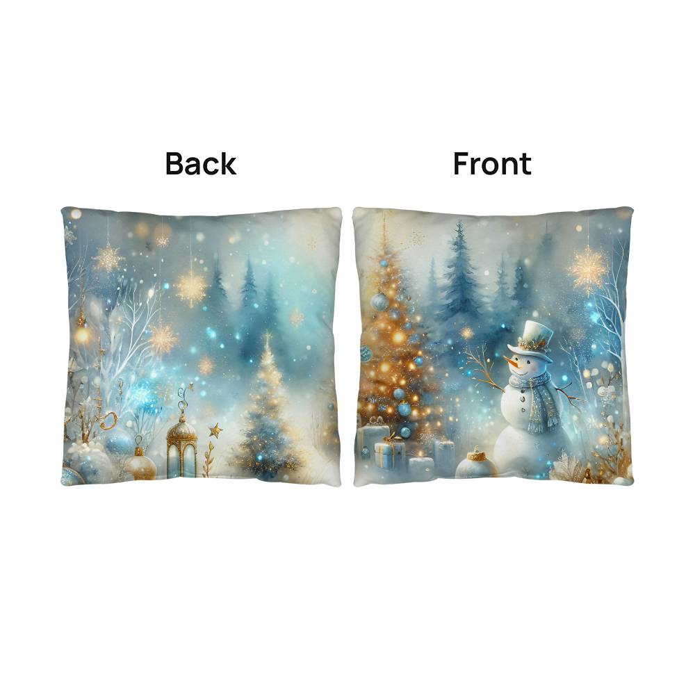 Christmas Pillow - Snowman Design 1