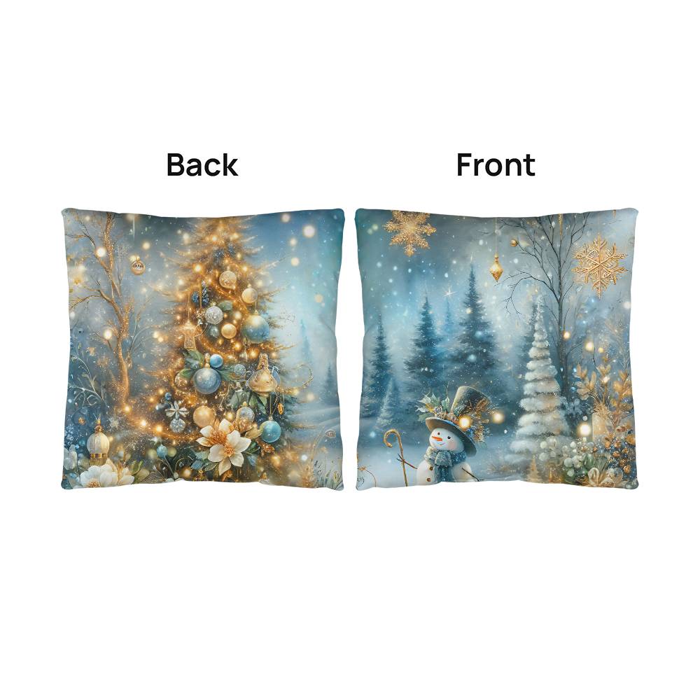 Christmas Pillow - Snowman Design 2