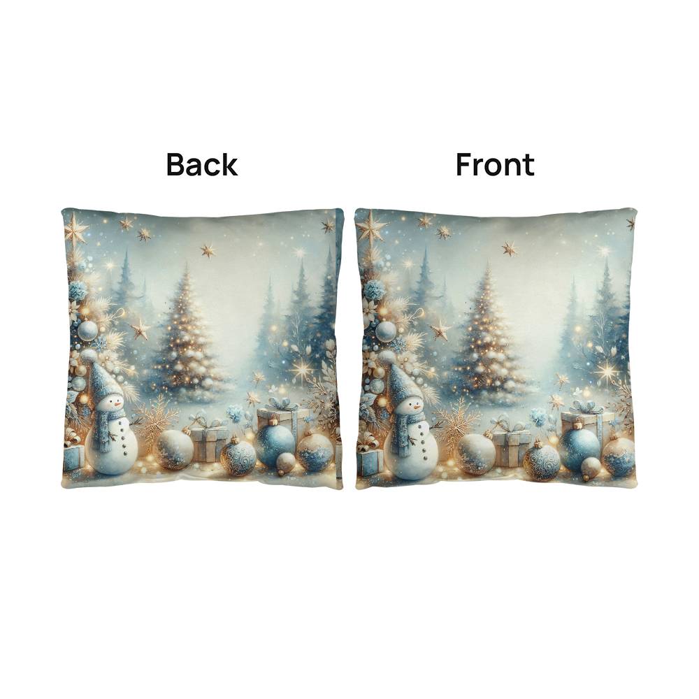 Christmas Pillow - Snowman Design 4