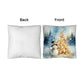 Christmas Pillow - Snowman Christmas Tree Design