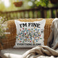 Christmas Pillow - I'm Fine.  Everything is Fine.