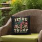 Christmas Pillow - Jesus is My Savior Trump is My President