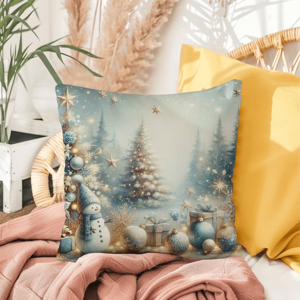 Christmas Pillow - Snowman Design 4