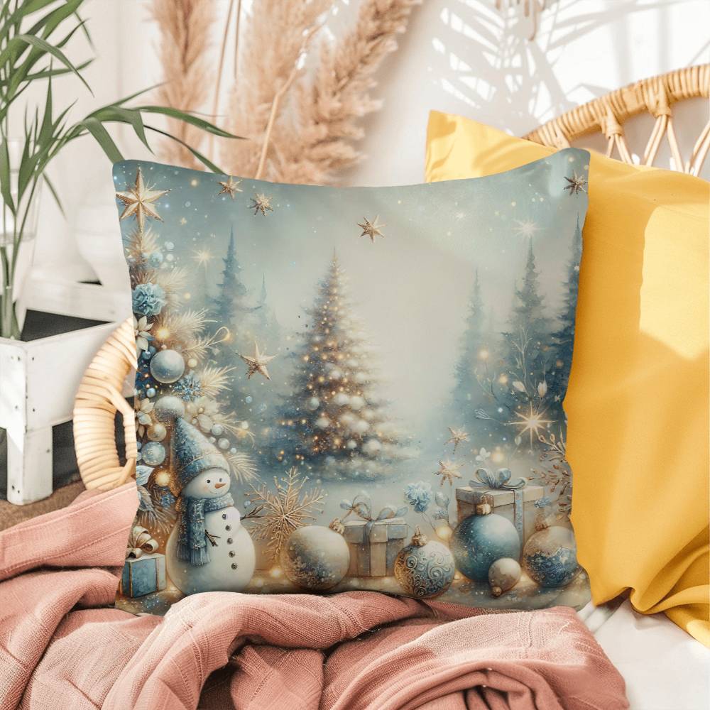 Christmas Pillow - Snowman Design 4