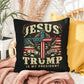 Christmas Pillow - Jesus is My Savior Trump is My President