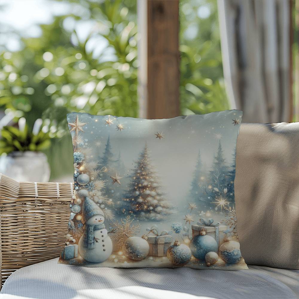 Christmas Pillow - Snowman Design 4