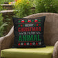 Christmas Pillow - Merry Christmas Ya Filthy Animal New