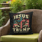 Christmas Pillow - Jesus is My Savior Trump is My President