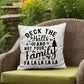 Christmas Pillow - Deck the Halls and Not Your Family