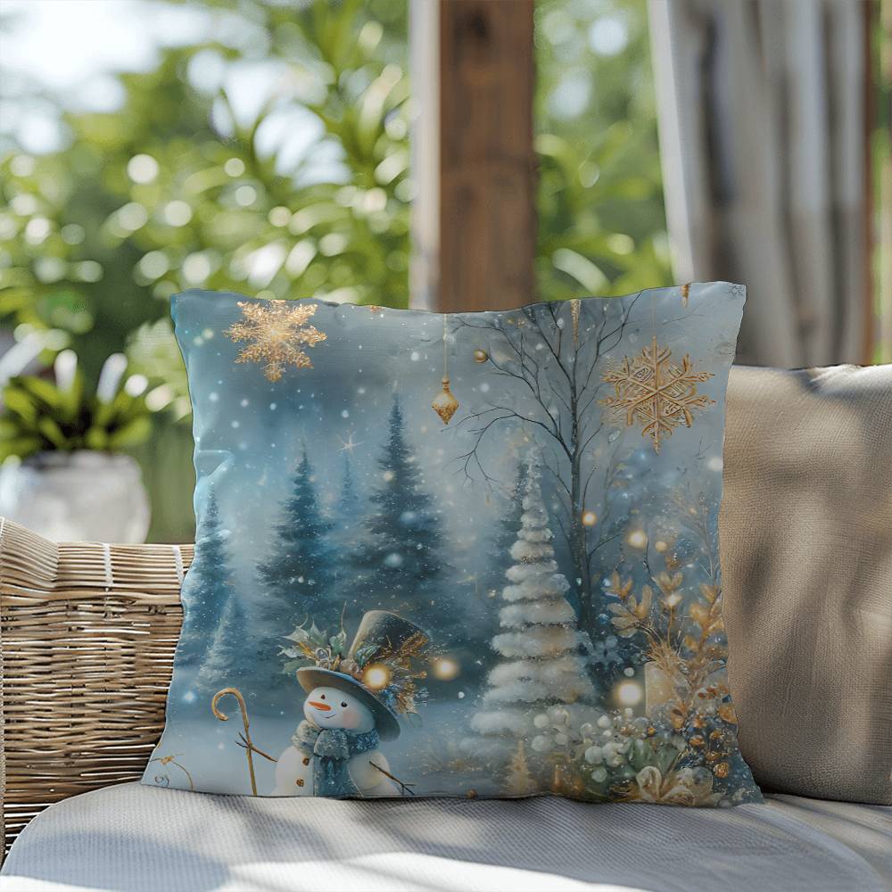 Christmas Pillow - Snowman Design 2