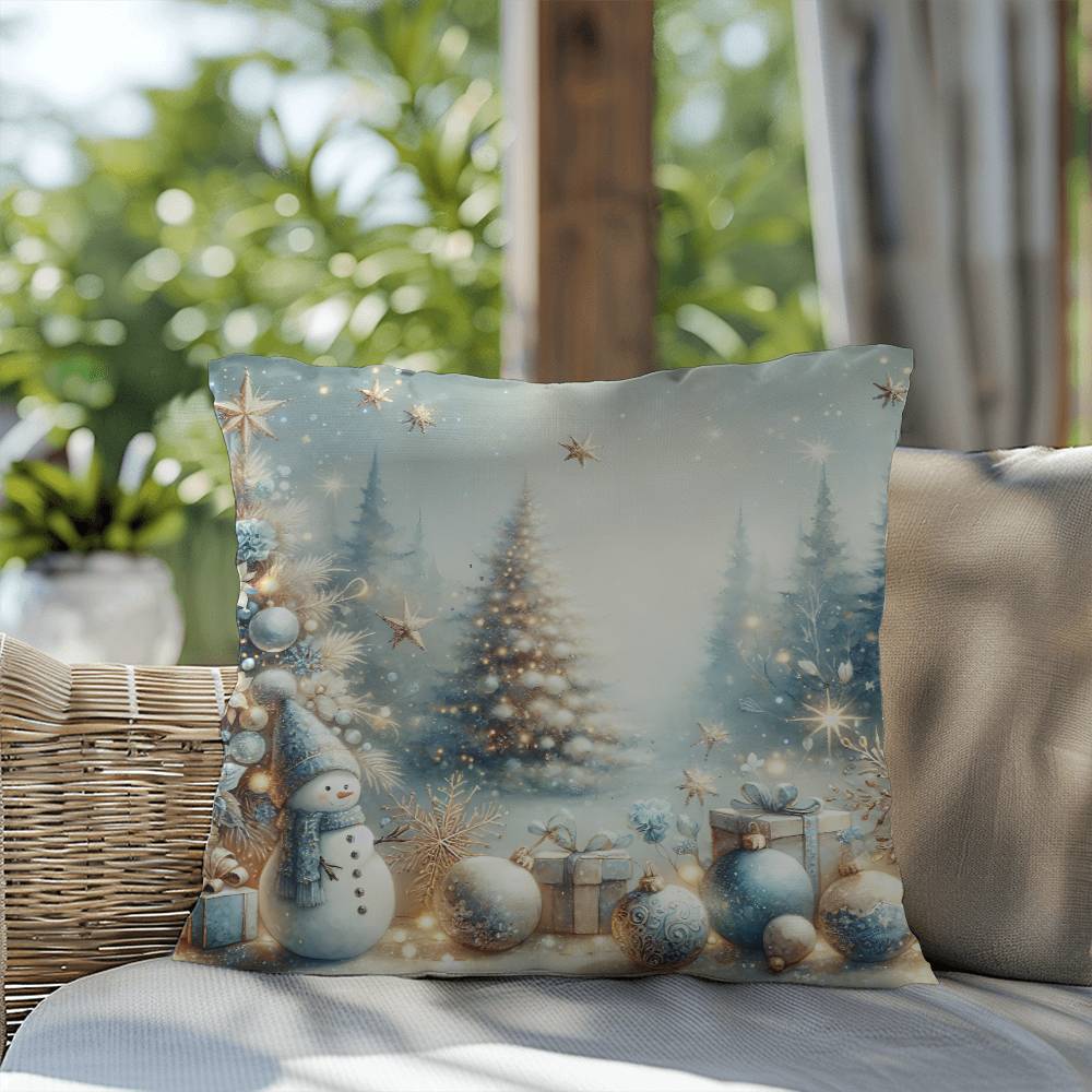 Christmas Pillow - Snowman Design 4