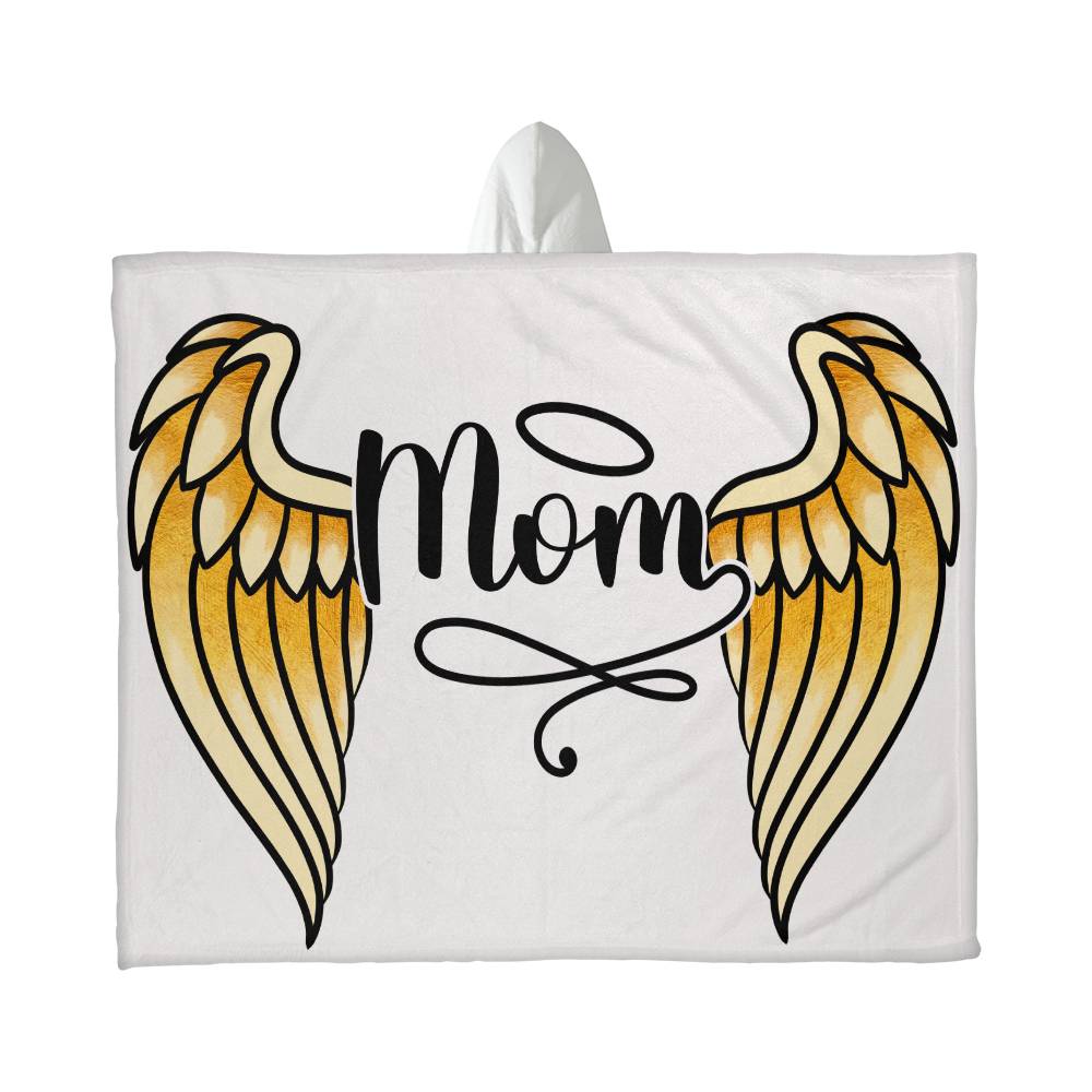 Hooded Blanket | Mom Angel Wings