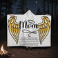 Hooded Blanket | Mom Blanket | Dear Mom Blanket