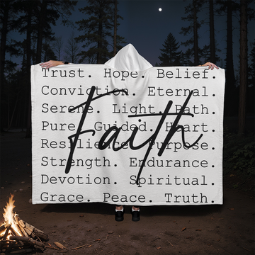 Faith Hooded Blanket