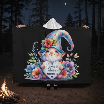 Hooded Blanket | Home is where Mom is