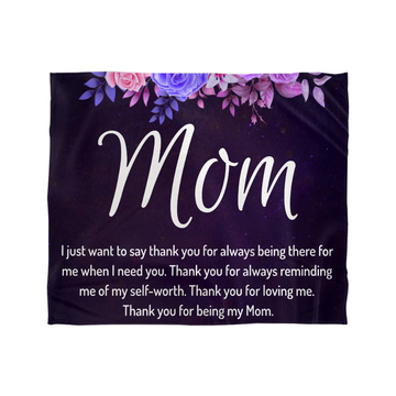 Mom Mink Touch Fleece Blanket